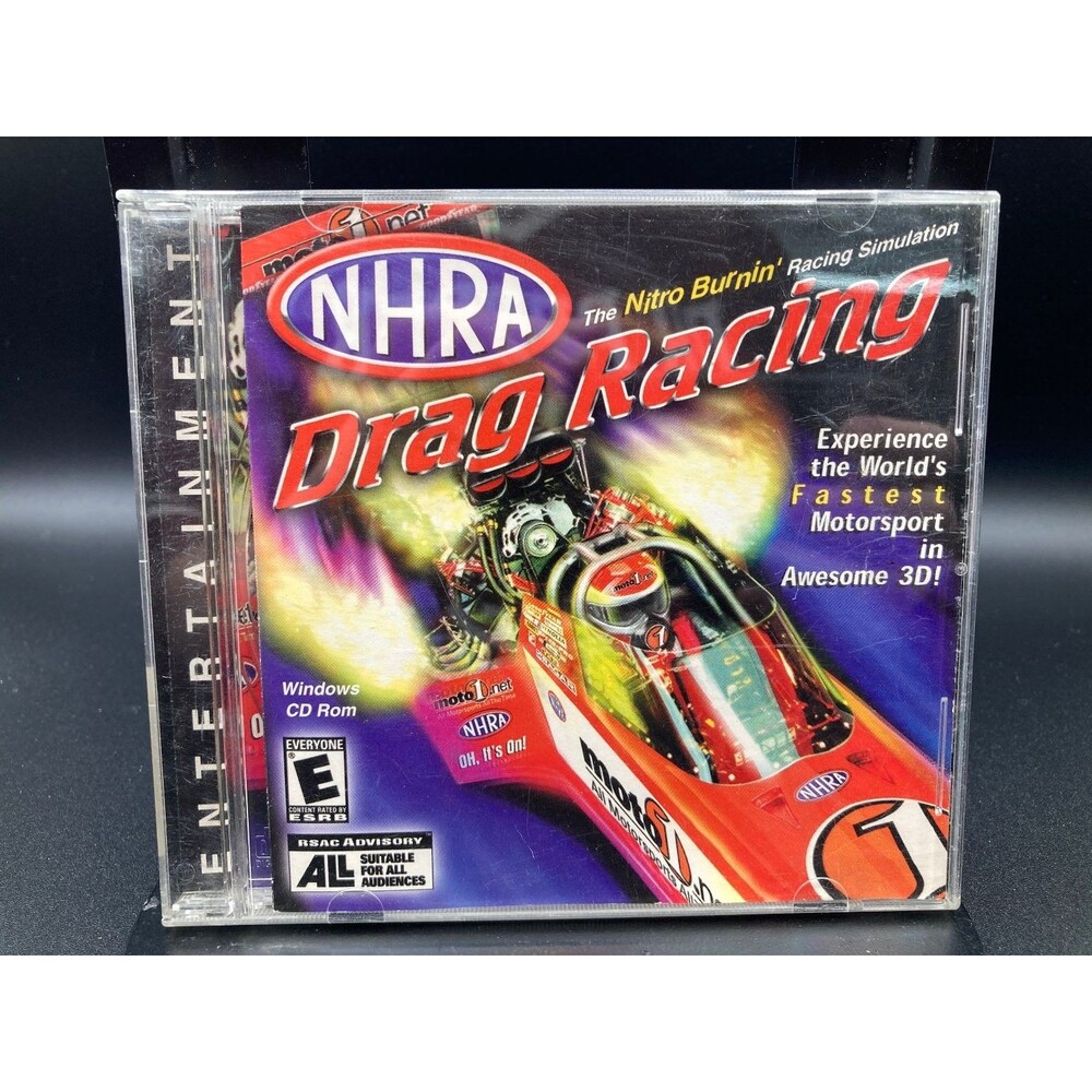 NHRA Drag Racing Windows 95/98 PC Game CD-ROM Racing Simulation